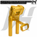 1-1/4 10 Inch Handlebar Riser With Speedometer Instrument Panel For Harley Softail 18-24 [Gold] MH9900573