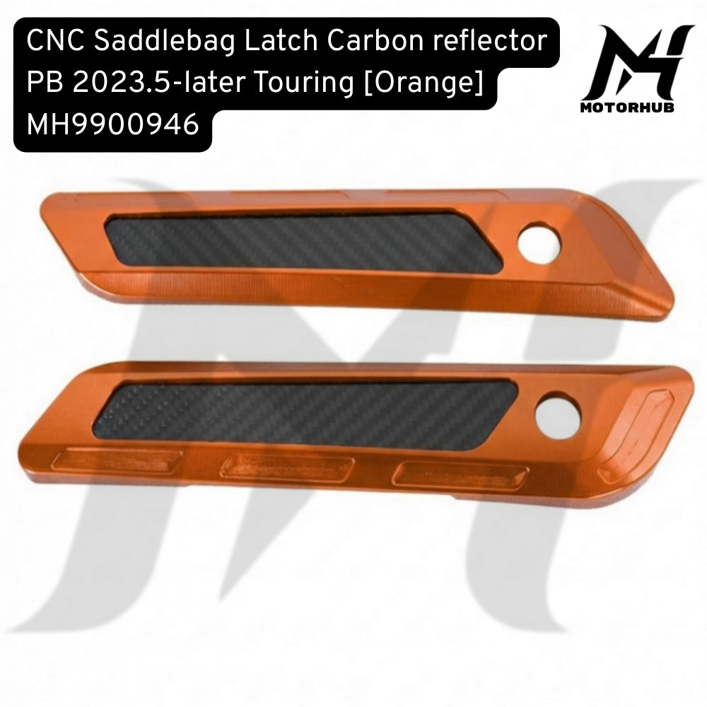 CNC Saddlebag Latch Carbon reflector PB 2023.5-later Touring [Orange] MH9900946