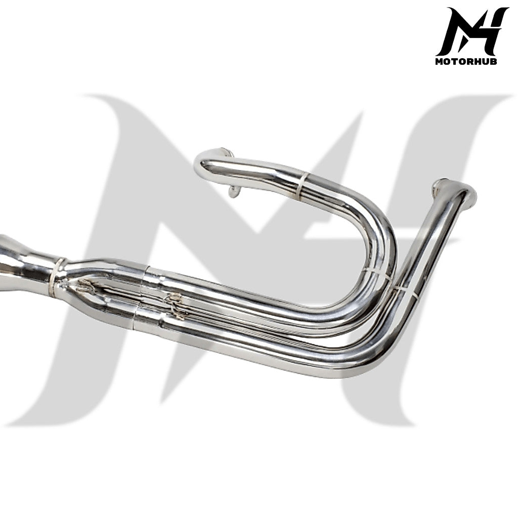 Stainless Steel 2 in 1 Exhaust Pipe for Harley 06-17 Dyna Wide Glide Street Bob MH7700353