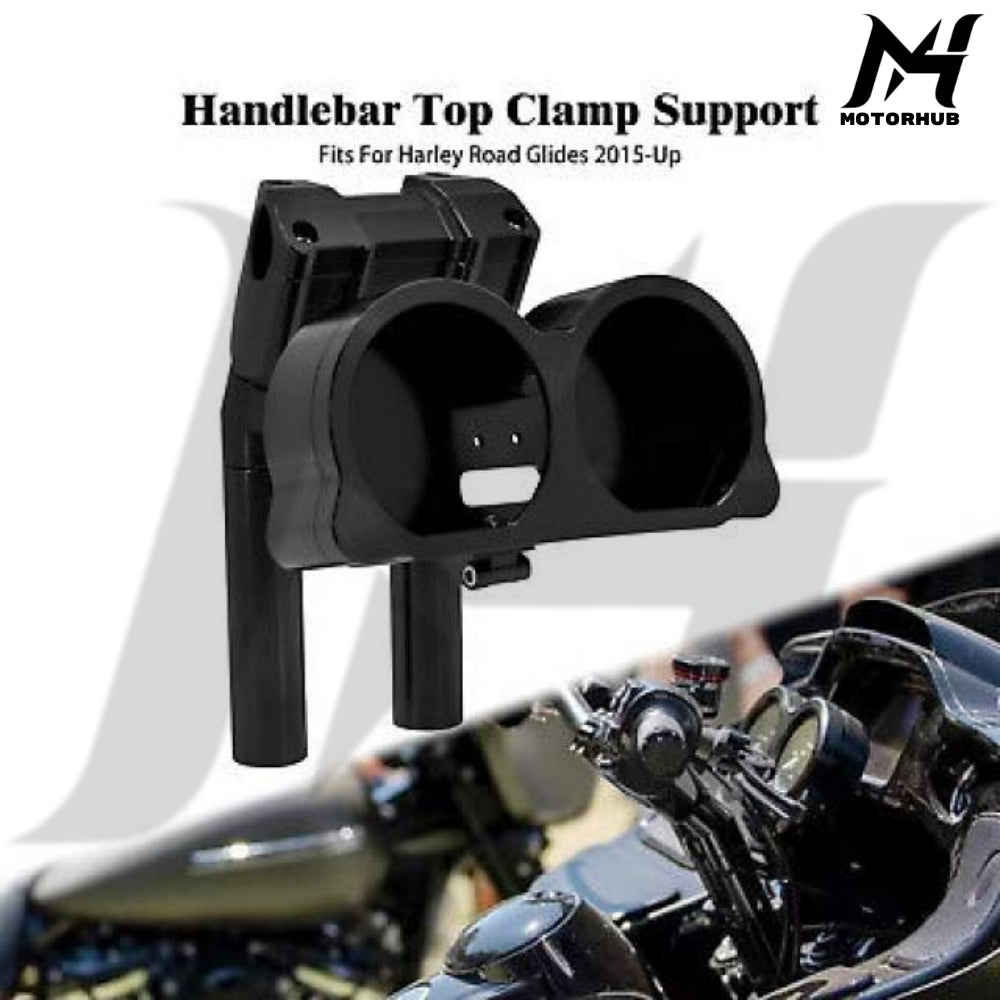 10 Inch Clamp 1-1/4 1-1.25 inch MX Tall Handlebar Riser 10 Inch [Black] BG100725
