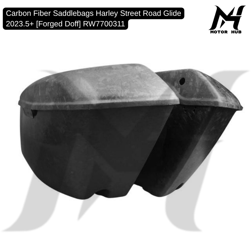 Carbon Fiber Saddlebags Harley Street Road Glide 2023.5+ [Forged Doff] RW7700311