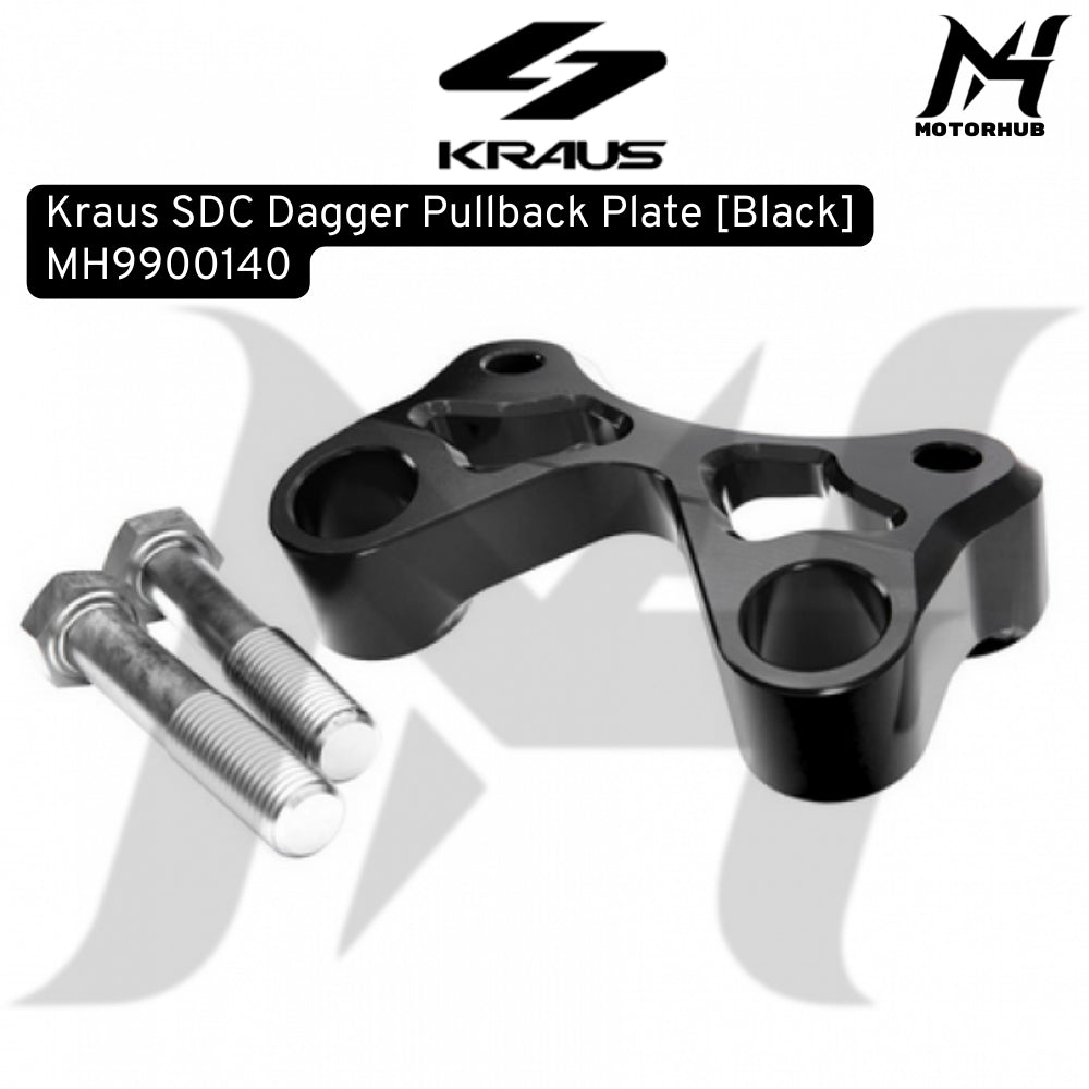 Kraus SDC Dagger Pullback Plate [Black] MH9900140