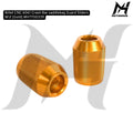 Billet CNC 6061 Crash Bar saddlebag Guard Sliders M12 [Gold]   MH7700339
