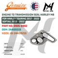 JAMES GASKET ENGINE TO TRANSMISSION SEAL HARLEY M8 FOR HARLEY TOURING 2017 - 2022 SOFTAIL 2018 - 2022 0935-0982 oem 24400215 JGI 24400215