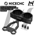 Nice CNC Instrument Bezel Gauges Relocation Mount Bracket Kit For Harley Davidson [Black] MH9900281