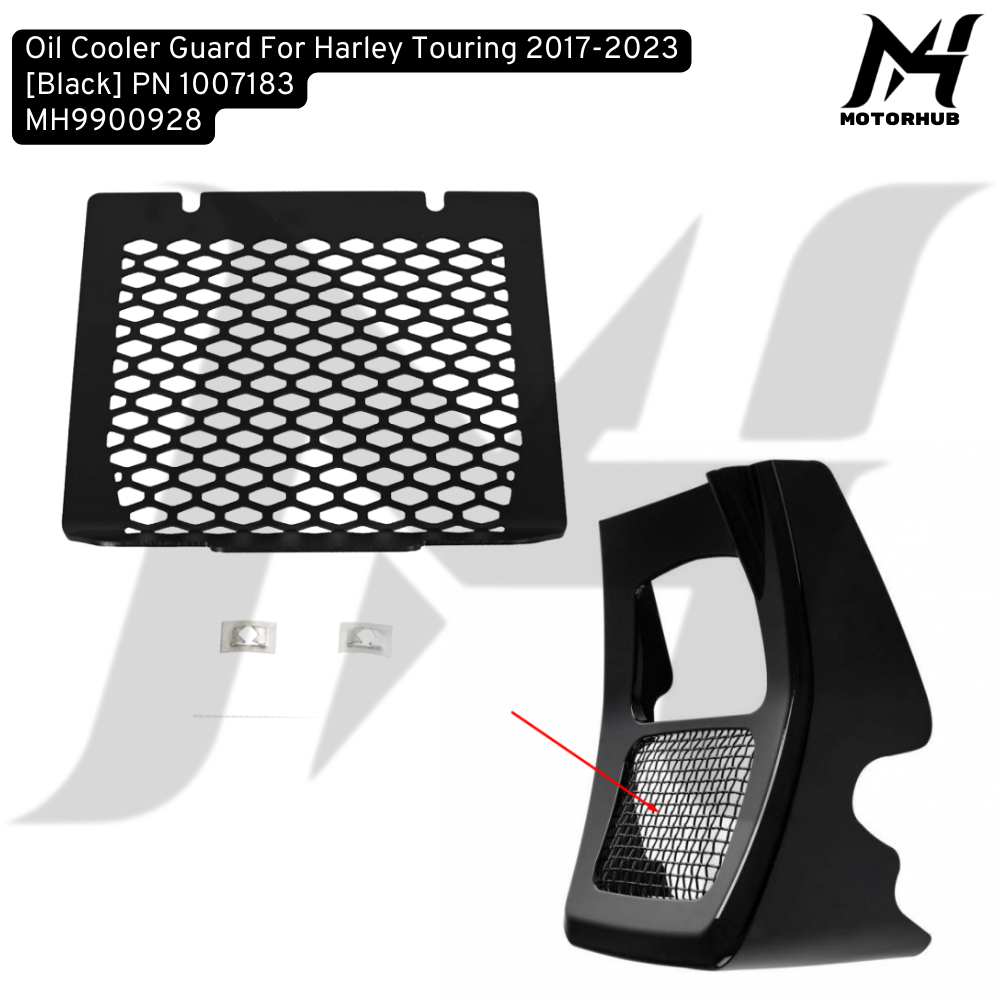 Oil Cooler Guard For Harley Touring 2017-2023 [Black] PN 1007183 MH9900928