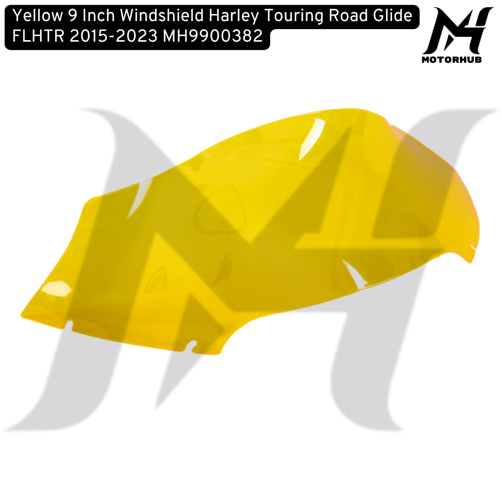Yellow 9 Inch Windshield Harley Touring Road Glide FLHTR 2015-2023 MH9900382