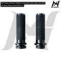 MH Style Silicone Rubber Grips with CNC Alloy Throttle By Wire [Black] MH9901077