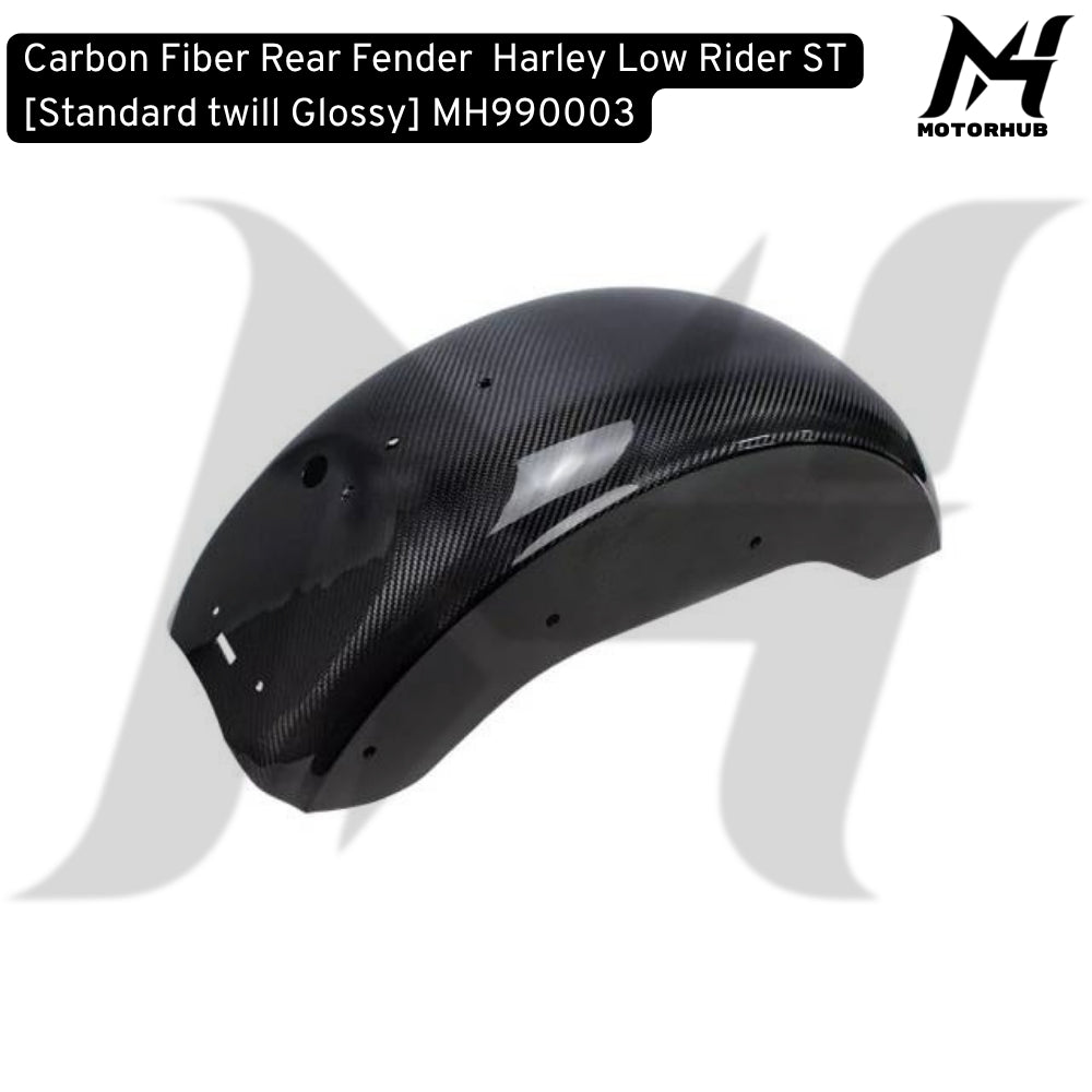 Carbon Fiber Rear Fender  Harley Low Rider ST [Standard twill Glossy] MH990003