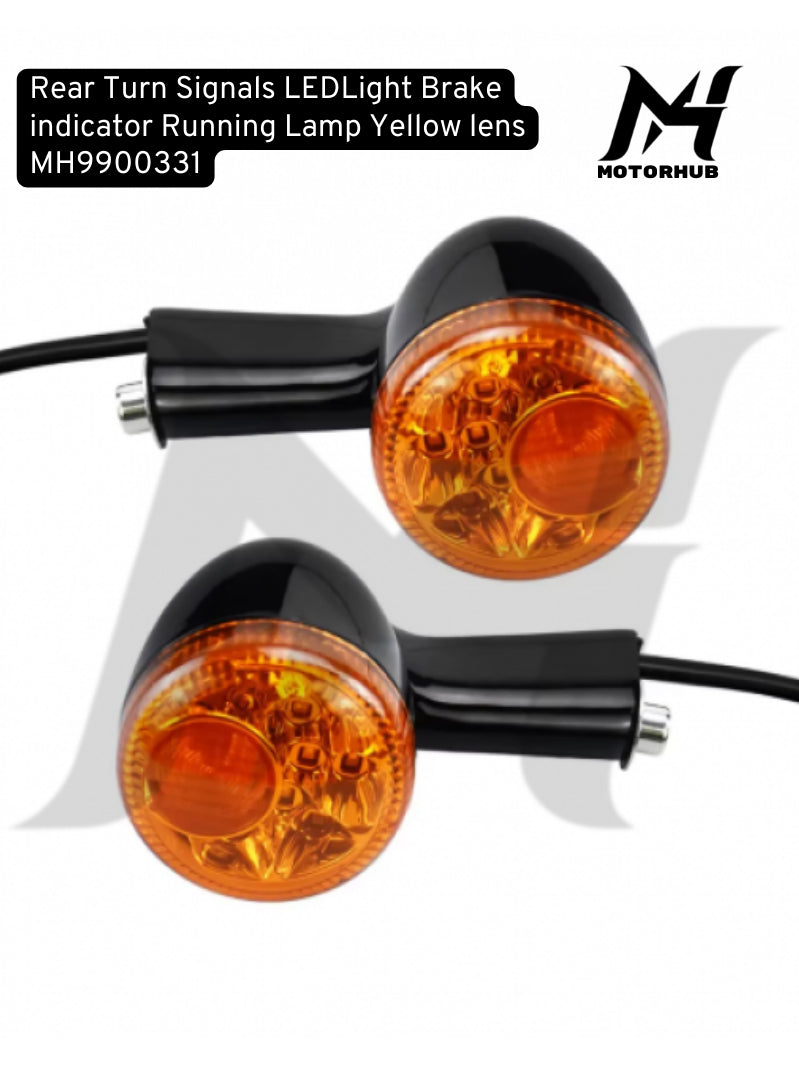 Rear Turn Signals LEDLight Brake indicator Running Lamp Yellow lens MH9900331