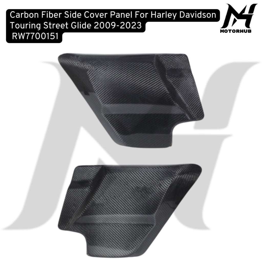 Carbon Fiber Side Cover Panel For Harley Davidson Touring Street Glide 2009-2023 RW7700151