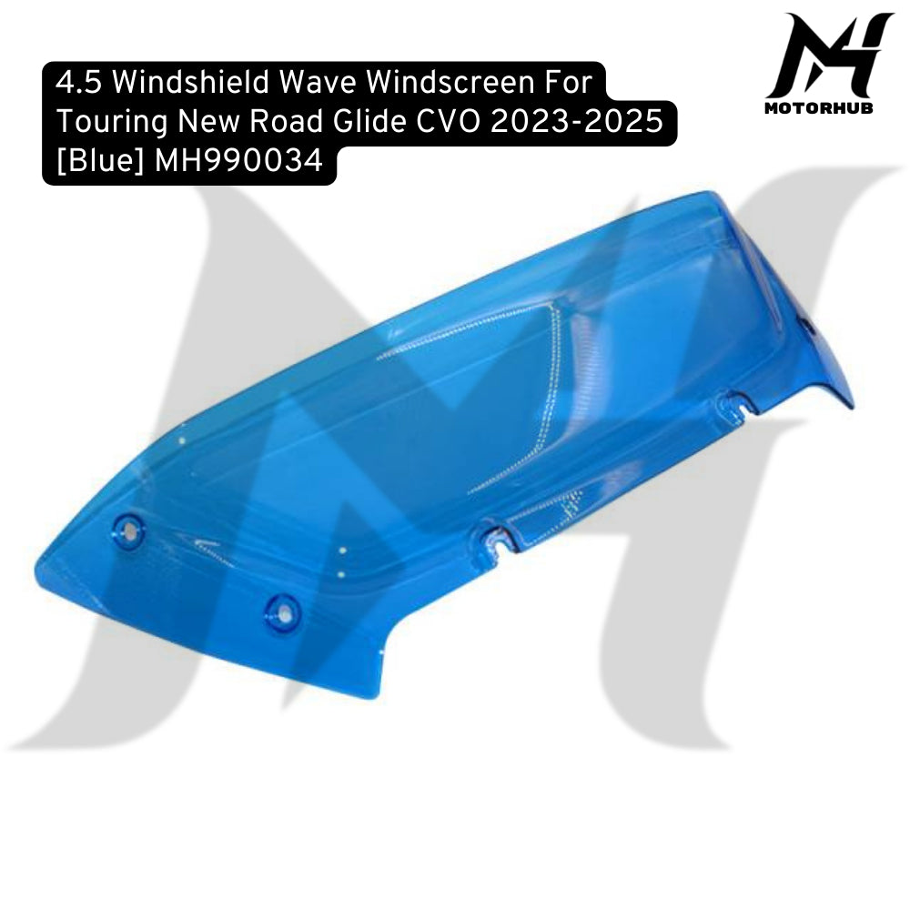 4.5 Windshield Wave Windscreen For Touring New Road Glide CVO 2023-2025 [Blue] MH990034