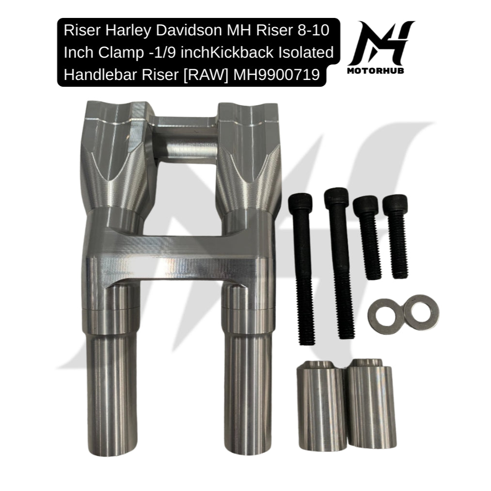 MH Riser 8-10 Inch Clamp -1/8 inchKickback Isolated Handlebar Riser [RAW] MH9900719