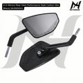 H-D Mirrors Rear View Performance Style Carbon Slim [Black] MH9900921