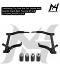 Saddlebag Tip-Over Bar Set Saddle Bag Guards Crash Bars Touring 09-25 [Chrome] MH9900319