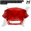 Red 6 Inch Windshield Harley Softail Low Rider ST/FXLRST & El Diablo FXRST 2022-2024 MH9900367