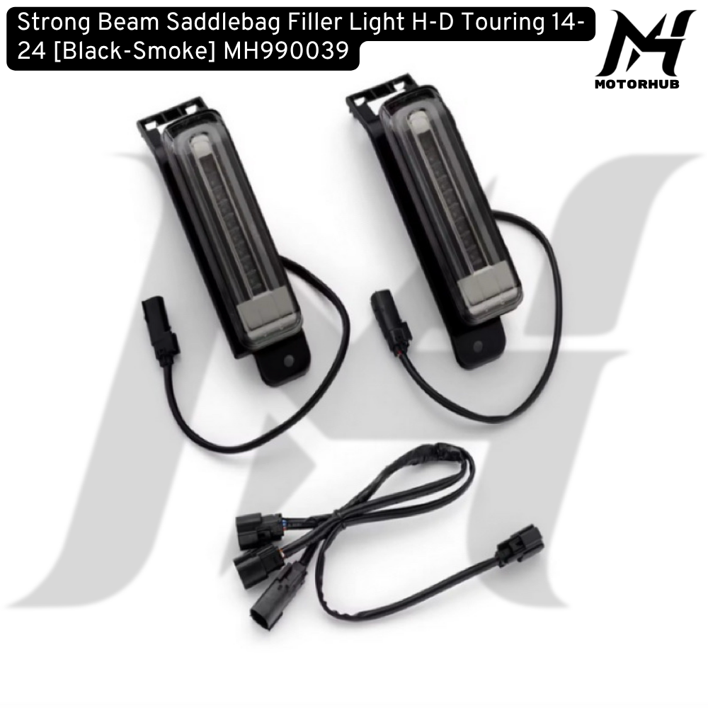 Strong Beam Saddlebag Filler Light H-D Touring 14-24 [Black-Smoke] MH990039