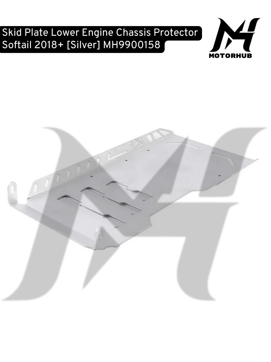 Softail M8 Skid Plate Lower Engine Chassis Protector Softail 2018+ [Silver] MH9900158