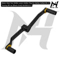 Black Heel Toe Shifter Lever Shifter Peg for Harley Softail 86-17 Touring 88-Up [Black-Gold] MH9901017