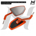 H-D Mirrors Rear View Performance Style Carbon Slim [Orange] MH9900927