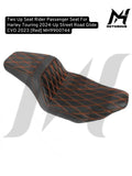 Two Up Seat Rider Passenger Seat For Harley Touring 2024-Up Street Road Glide CVO 2023 [Red] MH9900744