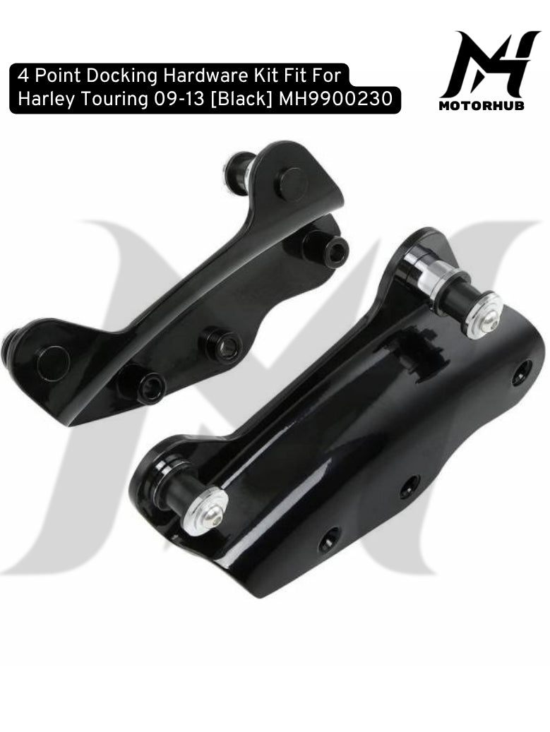 Bracket Tourpack Docking 4 Point Docking Hardware Kit Fit For Harley Touring 2009-1013 [Black] MH9900230