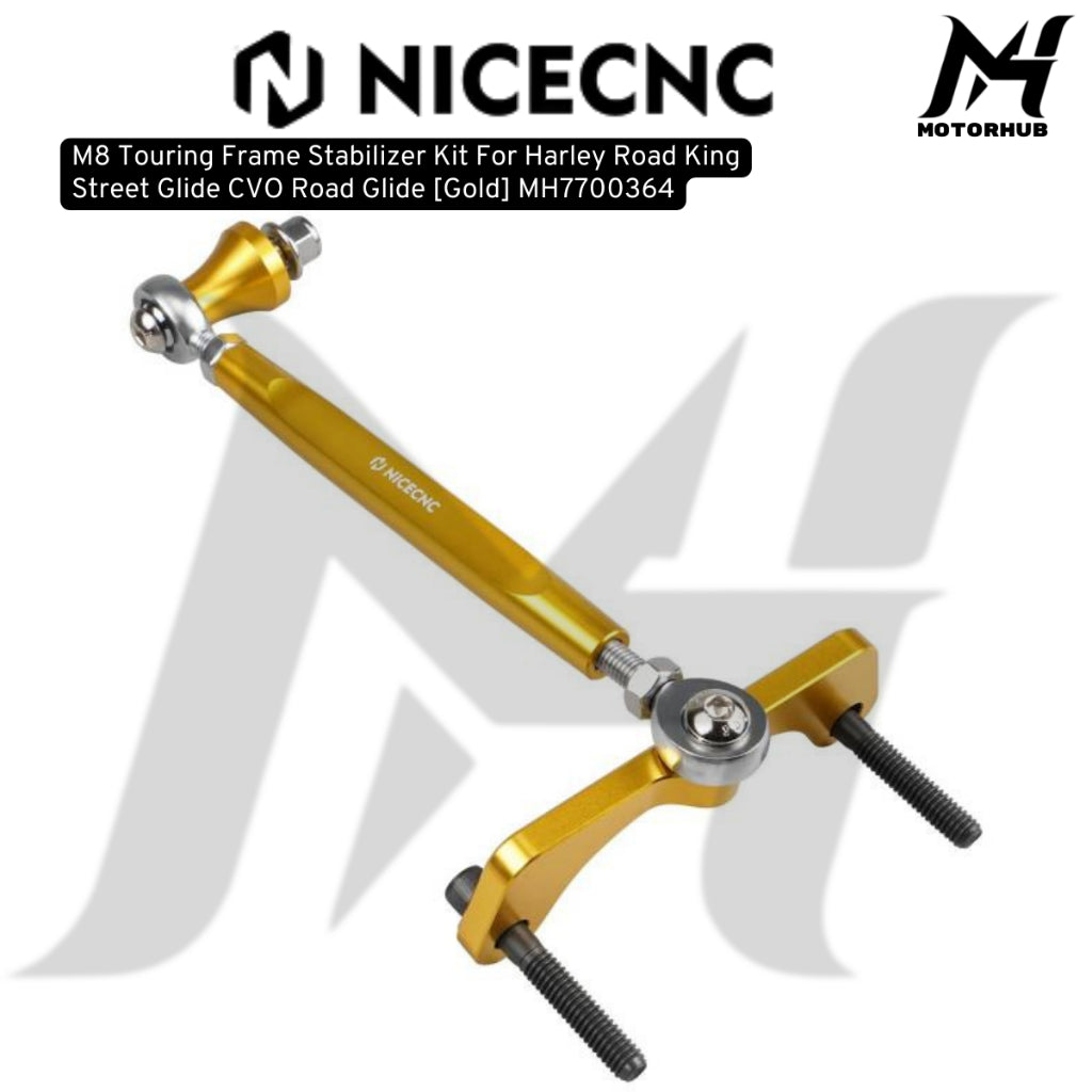 M8 Touring Frame Stabilizer Kit For Harley Road King Street Glide CVO Road Glide 2017+ [Gold] MH7700364