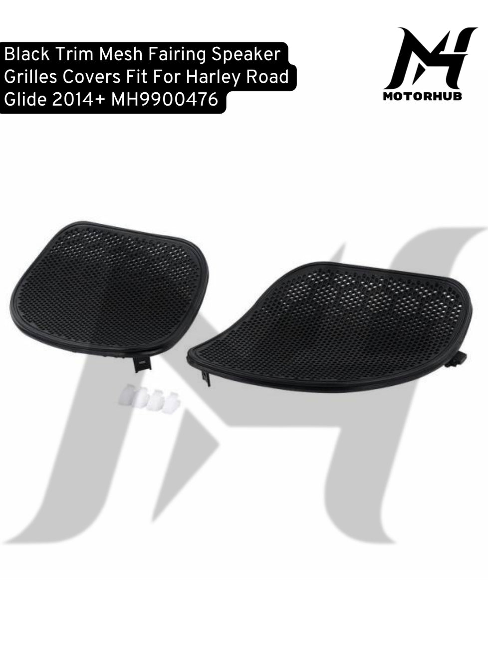 Cover Speaker Road Glide Black Trim Mesh Fairing Speaker Grilles Covers Fit For Harley Road Glide 2014+ MH9900476
