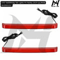 LED Saddlebag Tail Lights Fit Harley 2014-up [Red] MH9900267