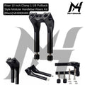10 Inch Clamp 1-1/8 Pullback Style Modular Handlebar Risers Kit [Black] MH9900469