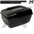 Police Motor Trunk Saddlebag Tour Pack fit For Harley FLHP & FLHTP Gloss BLK MH9900215