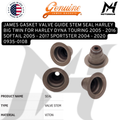 JAMES GASKET VALVE GUIDE STEM SEAL HARLEY BIG TWIN FOR HARLEY DYNA TOURING 2005 - 2016 SOFTAIL 2005 - 2017 SPORTSTER 2004 - 2020 0935-0108 OEM 18094-02A