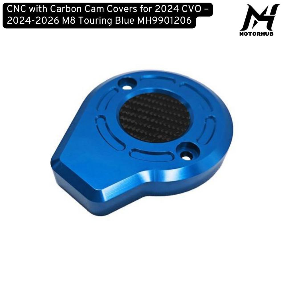 CNC with Carbon Cam Covers for 2024 CVO – 2024-2026 M8 Touring Blue MH9901206