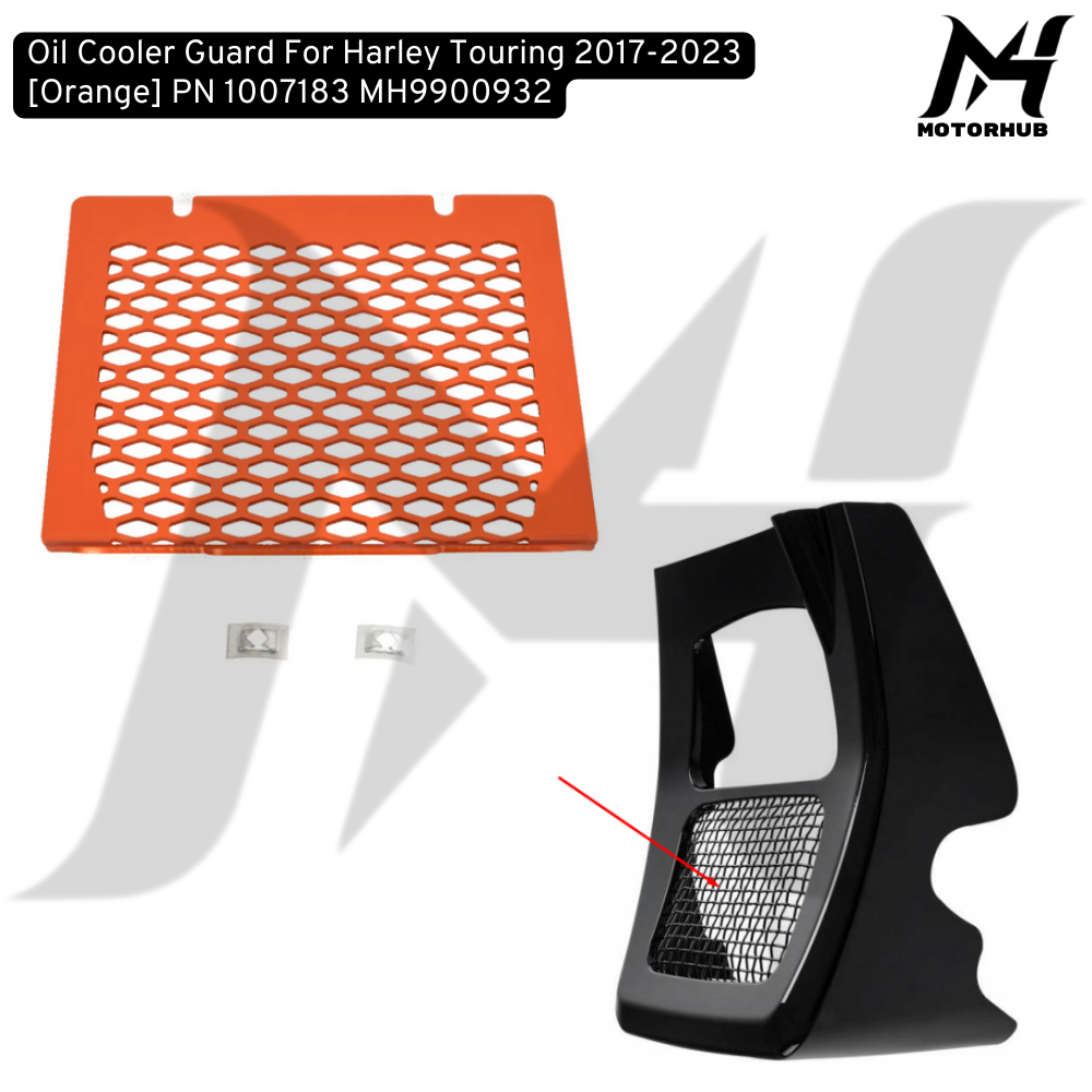 Oil Cooler Guard For Harley Touring 2017-2023 [Orange] PN 1007183 MH9900932