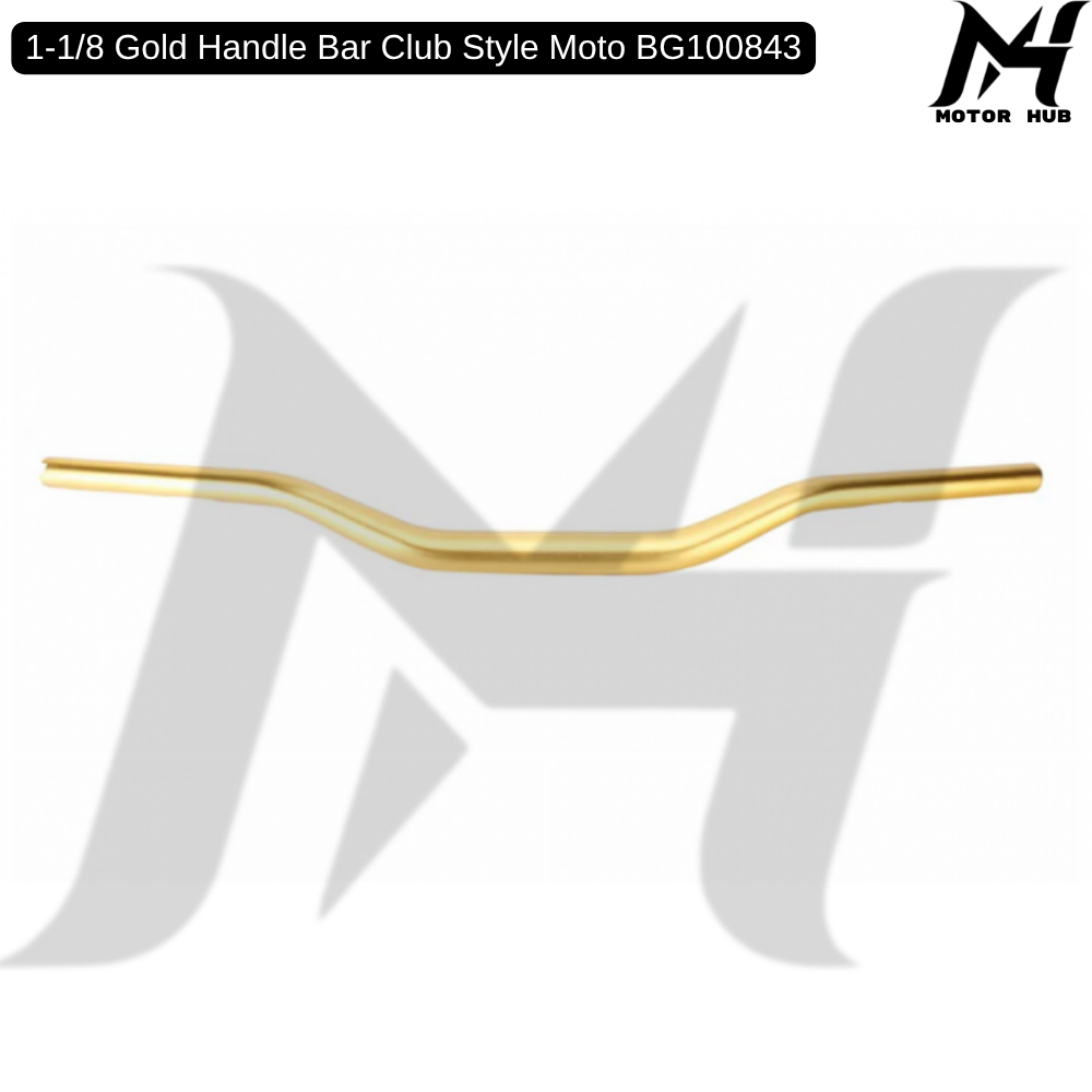 1-1/8 Gold Handle Bar Club Style Moto BG100843