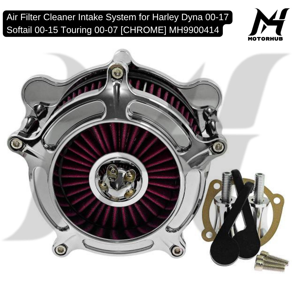 Air Filter Cleaner Intake System for Harley Dyna 00-17 Softail 00-15 Touring 00-07 MH9900414