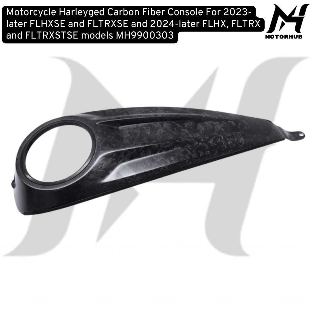 Motorcycle Harleyged Carbon Fiber Console For 2023-later FLHXSE and FLTRXSE and 2024-later FLHX, FLTRX and FLTRXSTSE models MH9900303