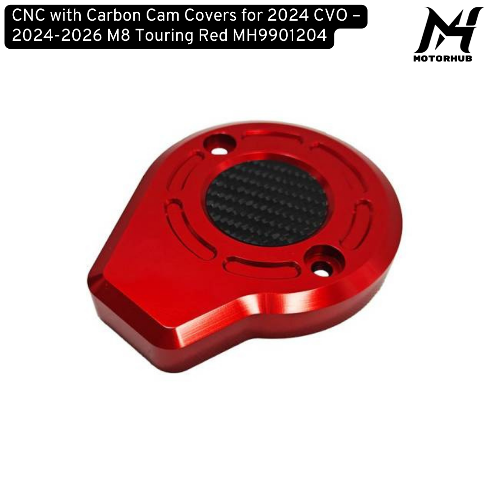 CNC with Carbon Cam Covers for 2024 CVO – 2024-2026 M8 Touring Red MH9901204