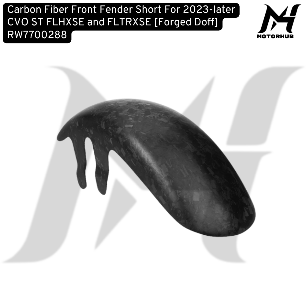 Carbon Fiber Front Fender Short For 2023-later CVO ST FLHXSE and FLTRXSE [Forged Doff] RW7700288