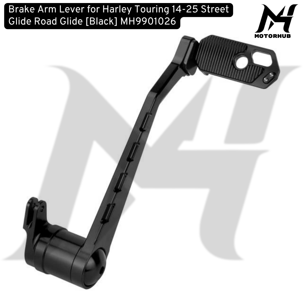 Brake Arm Lever for Harley Touring 14-25 Street Glide Road Glide [Black] MH9901026