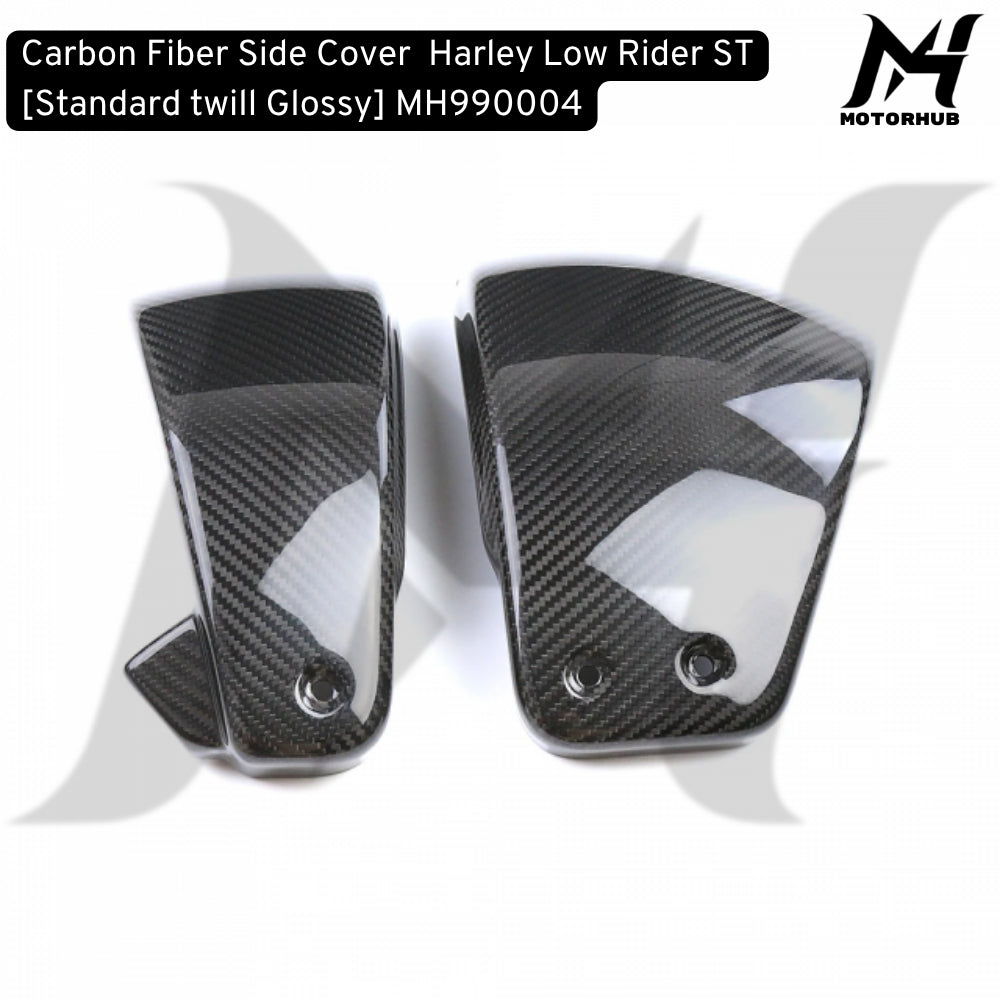 Carbon Fiber Side Cover  Harley Low Rider ST [Standard twill Glossy] MH990004