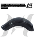 Black Carbon Fiber Touring Rear Fender 2014+ Street Road Glide [Standard twill Glossy] BG100810