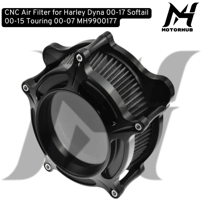 NON TBW CNC Air Filter for Harley Dyna 00-17 Softail 00-15 Touring 00-07 MH9900177
