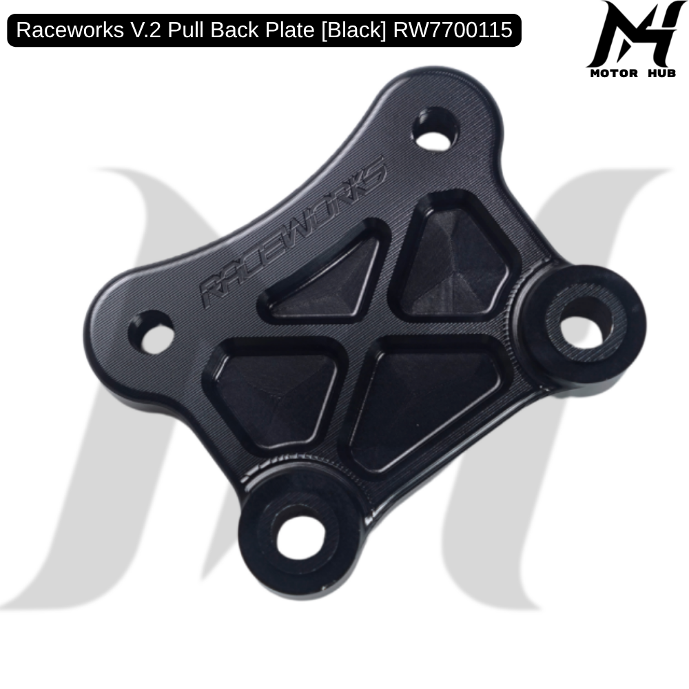 Raceworks V.2 Pull Back Plate [Black] RW7700115