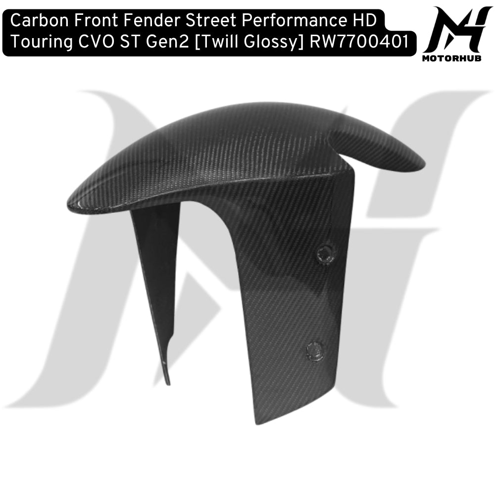 Carbon Front Fender Street Performance HD Touring CVO ST Gen2 [Twill Glossy] RW7700401