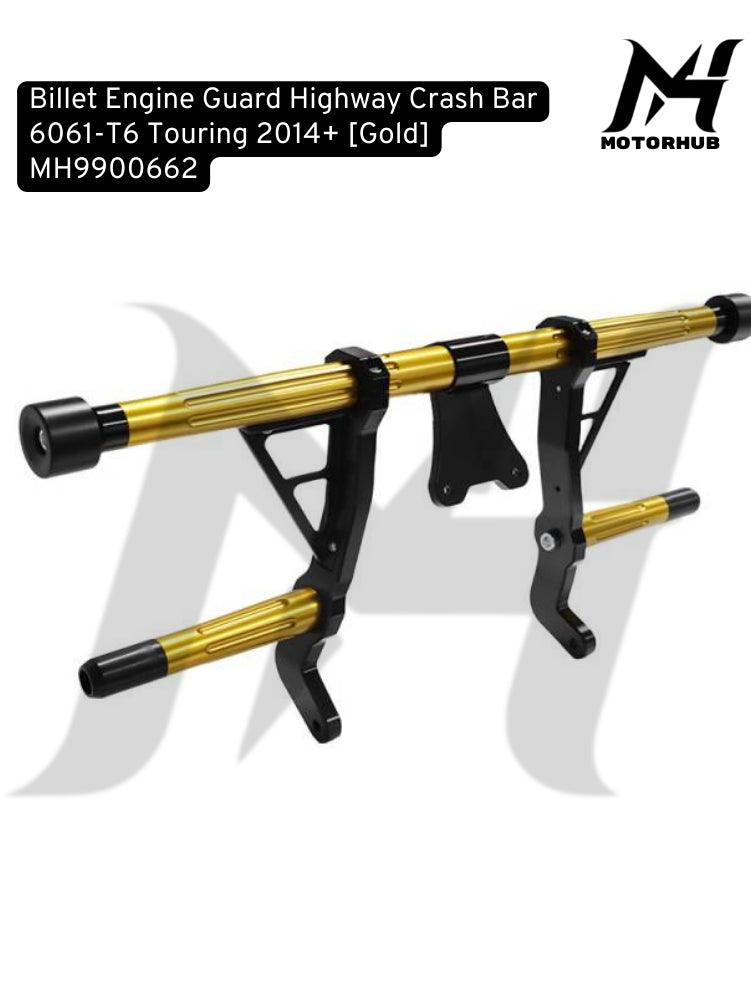 Billet Engine Guard Highway Crash Bar 6061-T6 Touring 2014+ [Gold] MH9900662