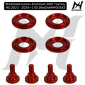 Windshield screws Aluminum 6061 Touring  RG 2023 - 2024+ CVO [Red] MH9900543