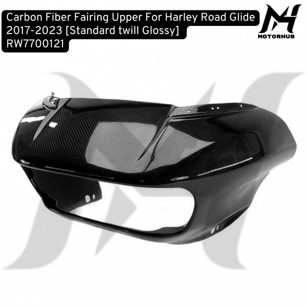 Carbon Fiber Fairing Upper For Harley Road Glide 2017-2023 [Standard twill Glossy] RW7700121