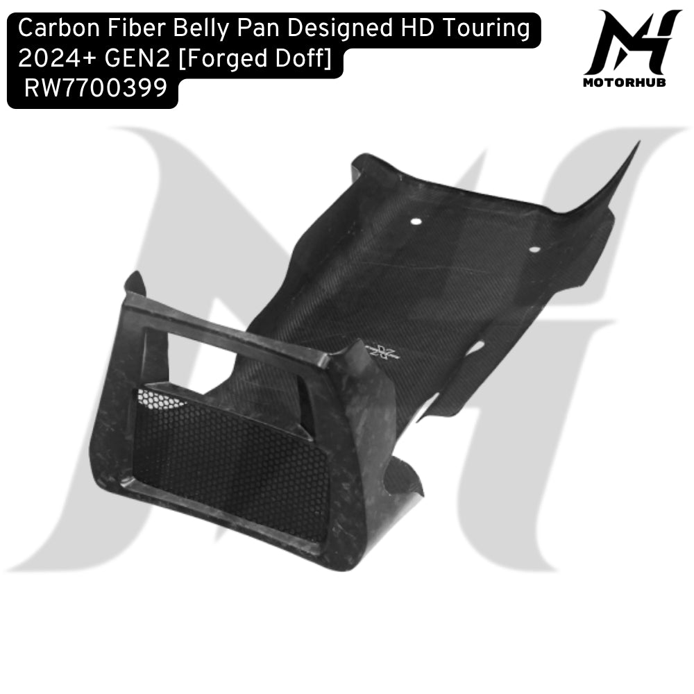 Carbon Fiber Belly Pan Designed HD Touring 2024+ GEN2 [Forged Doff] RW7700399