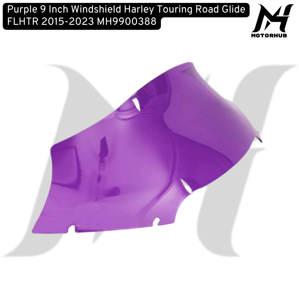 Purple 9 Inch Windshield Harley Touring Road Glide FLHTR 2015-2023 MH9900388